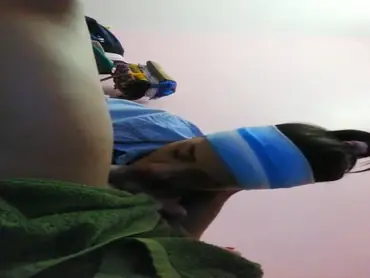 ABG Bandana Biru Nyepong Panas Viral Indo Kost