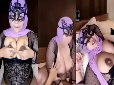 Bokep Indo Tante Hijab Montok Dientot Puas